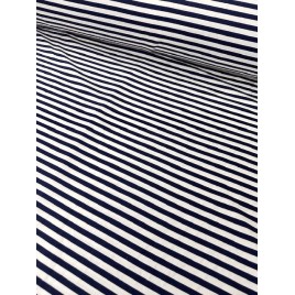 Džersio trikotažas su skaitmenine spauda NAVY STRIPES